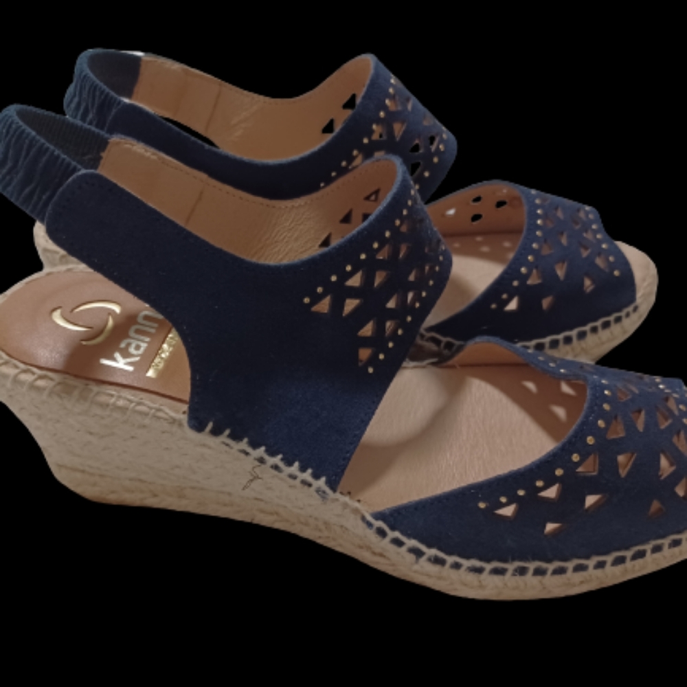 Kanna espadrilles size 39 (8 US). Made in Spain.